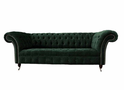 Luxury Three Seater Green Sofa 3 Seater Sofas Seat Design Furniture Couches