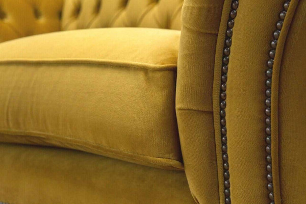 Sofa 2 Seater Couch Upholstery Sofa Textile Fabric Chesterfield Couches new