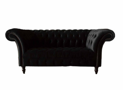 Chesterfield 2 Seater Designer Sofa Couch Upholstery Luxury Couches Textile