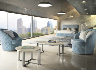 Design Sofa Armchair Couch Upholstery Luxury Textile Couches 1 Seater Blue Bedroom