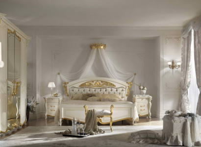 Italian Bedroom Furniture Luxury Designer Bed Double Beds Gold