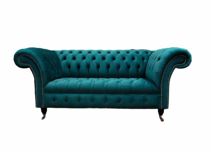 Sofa 2 Seater Design Sofas Upholstery Couches Textile Chesterfield Seat