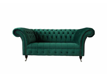 Chesterfield Two-seater Sofa 2 Seater Design Sofas Upholstery Modern Seat Fabric