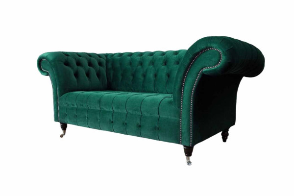 Chesterfield Two-seater Sofa 2 Seater Design Sofas Upholstery Modern Seat Fabric