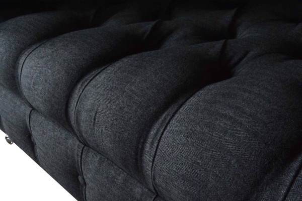Couch Upholstery Sofa Textile Chesterfield Couches 1.5 Seater Single Seater Gray
