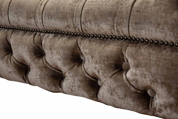 Chesterfield Armchair Couch 1 Seater Sofa Textile Fabric Couches Upholstery new
