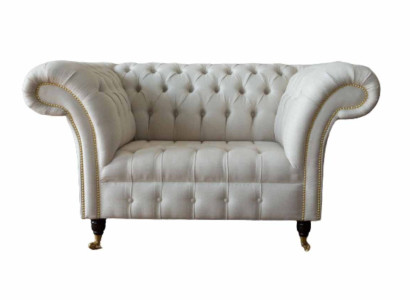Sofa 1.5 Seater Couch Design Upholstery Modern Textile Fabric Couches new