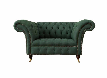 Green Armchair Sofa Couch Upholstery Luxury Classic Textile Couches new