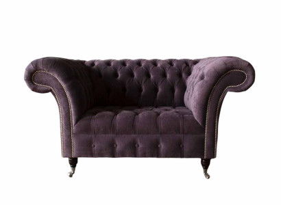 Armchair Chesterfield Velvet Single Seater Luxury Armchair Couches Living room new