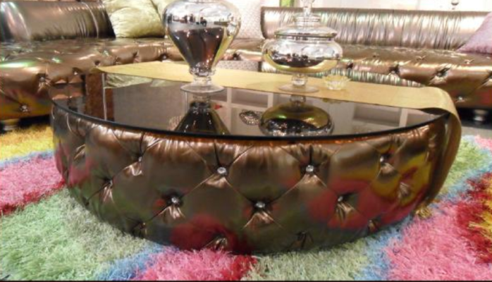 Coffee table Chesterfield Luxury Living room Coffee table Wood Modern