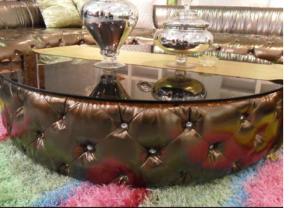 Coffee table Chesterfield Luxury Living room Coffee table Wood Modern