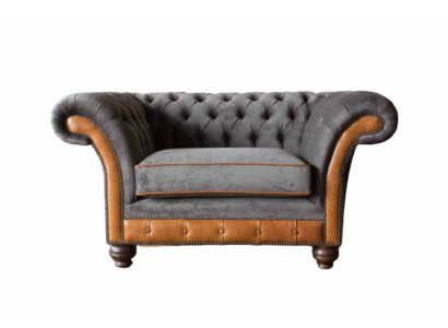 Chesterfield Design Armchair Couch Upholstery Textile Couches Wing Chairs