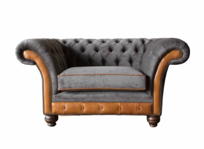 Chesterfield Design Armchair Couch Upholstery Textile Couches Wing Chairs