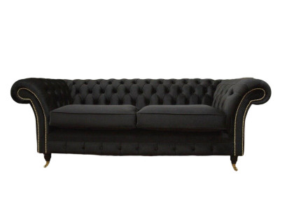 Chesterfield Sofa 3 Seater Couch Upholstery Luxury Textile Couches Sofas