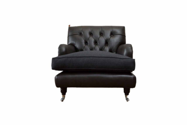 Chesterfield Design Armchair Couch Upholstery Luxury Couches 1 Seat Leather