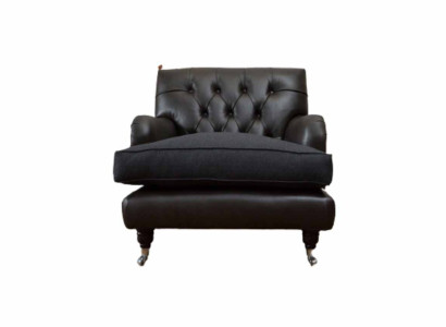 Chesterfield Design Armchair Couch Upholstery Luxury Couches 1 Seat Leather