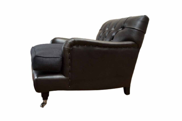 Chesterfield Design Armchair Couch Upholstery Luxury Couches 1 Seat Leather