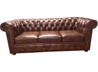 Luxury Chesterfield Sofa 3 Seater Couches Lounge Sofas Couch 230cm Fabric