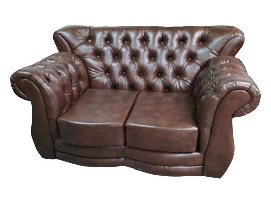 Sofa Chesterfield Luxury Couch 2 Seater Sofas Brown Leather Sofa Couches
