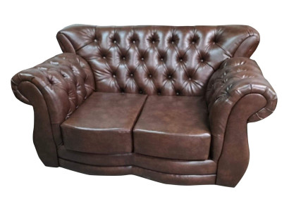 Sofa Chesterfield Luxury Couch 2 Seater Sofas Brown Leather Sofa Couches