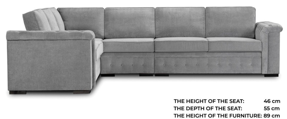 Corner sofa Corner sofa Upholstery Velvet Couch Living room Furnishings Sofa Fabric