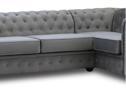 Corner sofa Couch Upholstery Furniture Luxury Furniture Furnishings Velvet fabric Corner suite