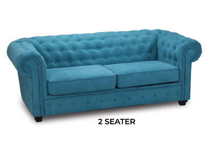 Sofa 2-Seater Sofa Design Upholstery Turkis Textile Fabric SeatComfort Sofas new
