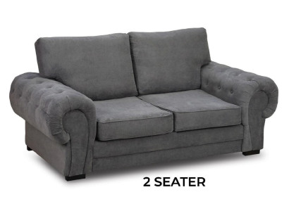 Gray Living room Couch Upholstery Furniture Two-seater Couches Sofas Fabric Textile