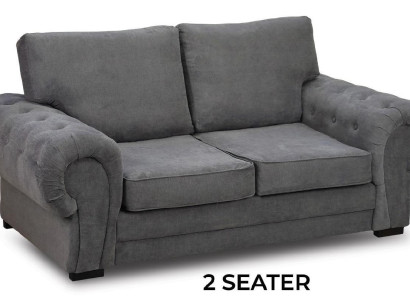 Gray Living room Couch Upholstery Furniture Two-seater Couches Sofas Fabric Textile