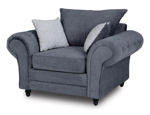 Television Armchair Single Seater Chesterfield Couch Sofa Upholstery Furniture Velvet