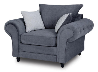 Television Armchair Single Seater Chesterfield Couch Sofa Upholstery Furniture Velvet