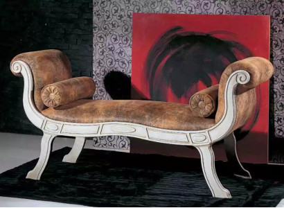 Classic Living room Bench seat Designer upholstered bench Baroque style new