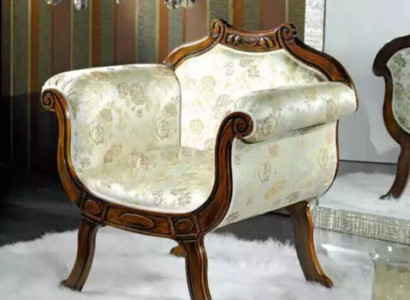 Classic r Luxury Single Seater Upholstery Seat Textile Furniture Designer Armchair