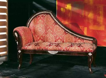 Living room Chaise Lounge Upholstery Fabric Textile Luxury Seat Furniture new