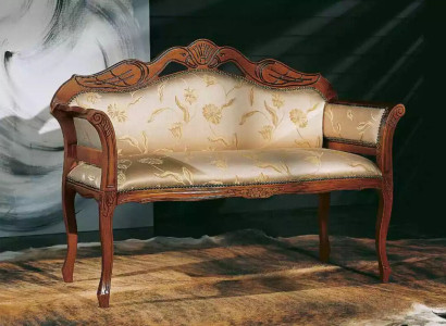Classic Baroque Bench seat Upholstered Bench Benches Luxury Two-seater Furniture