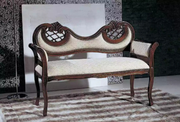 Living room Luxury Stool Upholstery Fabric Textile Seat Furniture Upholstered Bench