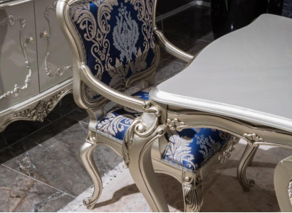 Recliner Chairs Armrest Upholstered Chair Luxury Chair Dining room Patterned