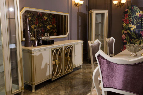 Luxury tv Wardrobe Lowboard TV-cabinet Furniture Frame Cabinets Sideboard Baroque