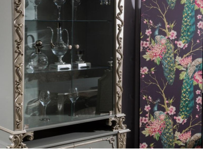 Showcases Glass Wood Wardrobe Display case Living room Furniture Sideboard Cabinets