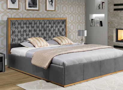 Design Beds Luxury Chesterfield Velvet Velvet Upholstery Bed Hotel Double