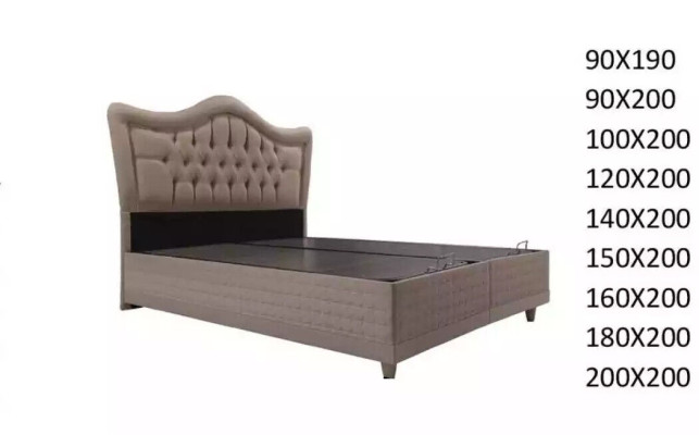 Luxury Bed with King Size Mattress Hotel Bed base Bedroom Beds