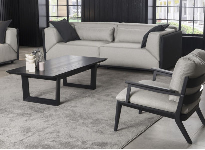Luxury Armchair Couch Single Seat Relax Chairs Black Frame Upholstery Chair