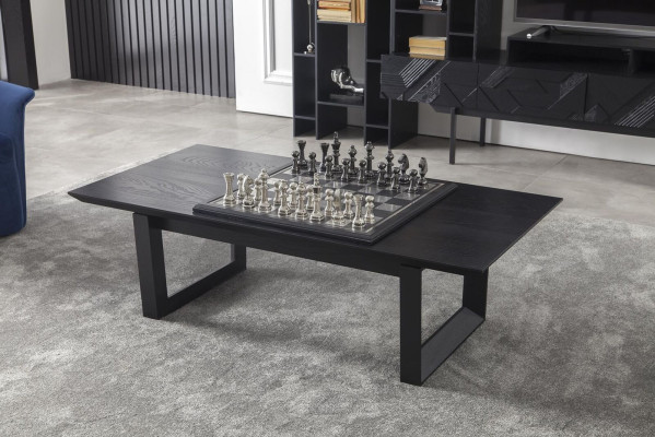 Black wooden table Living room Tables Modern Table Sofa table Living room