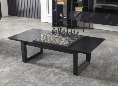 Black wooden table Living room Tables Modern Table Sofa table Living room