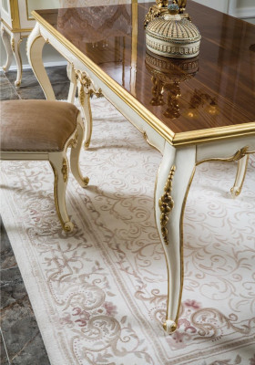 Dining room Dining table Chair Set Group Suite Table Tables Suite Luxury 5-piece.