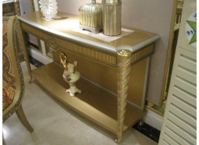 Noble Designer Console Wood Style Furniture Antique Style Consoles Baroque Rococo gold new