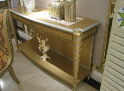 Noble Designer Console Wood Style Furniture Antique Style Consoles Baroque Rococo gold new