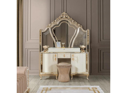 Bedroom Dressing table Cosmetic table Dressing table Chest of drawers with Mirror