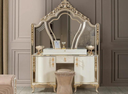 Bedroom Dressing table Cosmetic table Dressing table Chest of drawers with Mirror