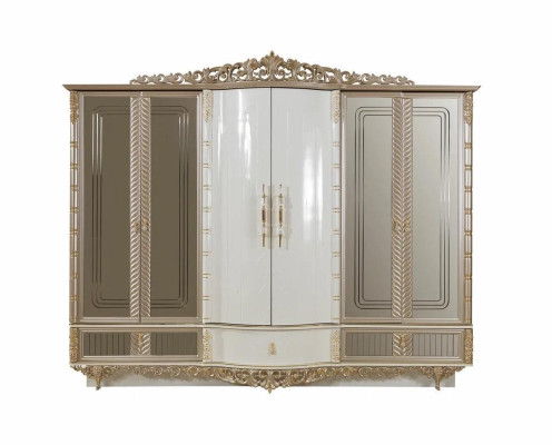 Bedroom Set Bed 2x Bedside tables Wardrobe Luxury new 4-piece